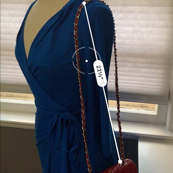 Authentic Chanel Mini Flap Bag RED PATENT LEATHER - Picture 8 of 8